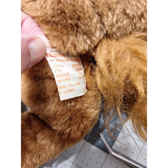 Radio Shack Cocker Spaniel Plush Stuffed Animal Toy Parts or Repair  not working - Picture 8 of 12